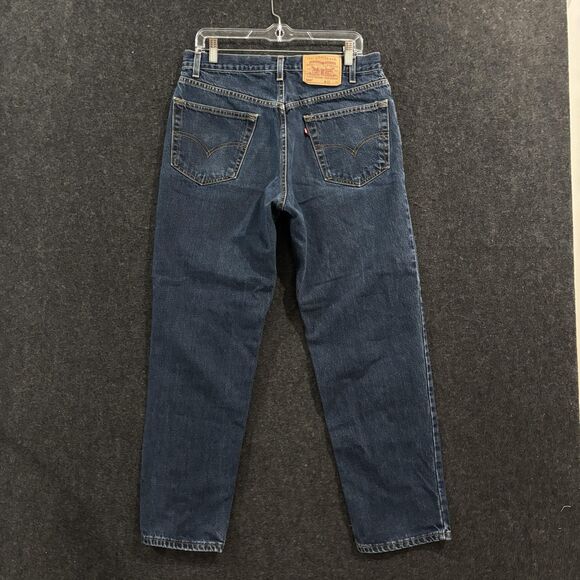 Vintage Levis 550 Jeans Men's 33x30 Blue Relaxed Fit Straight Leg Denim - Picture 3 of 11